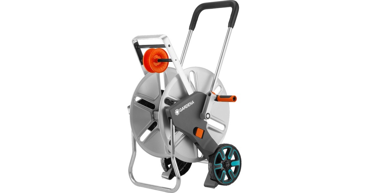 GARDENASlangenwagen AquaRoll L Easy Metal  (Grijs/oranje, 18550-20)