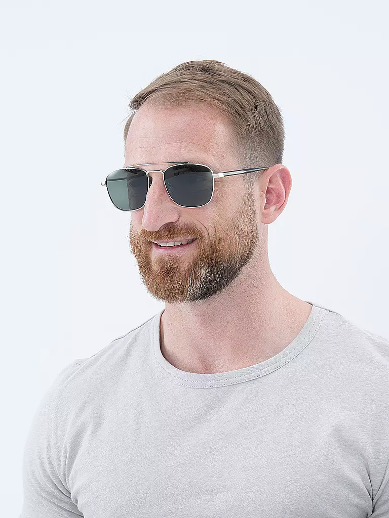 SAINT LAURENT Sonnenbrille SL665 silber
