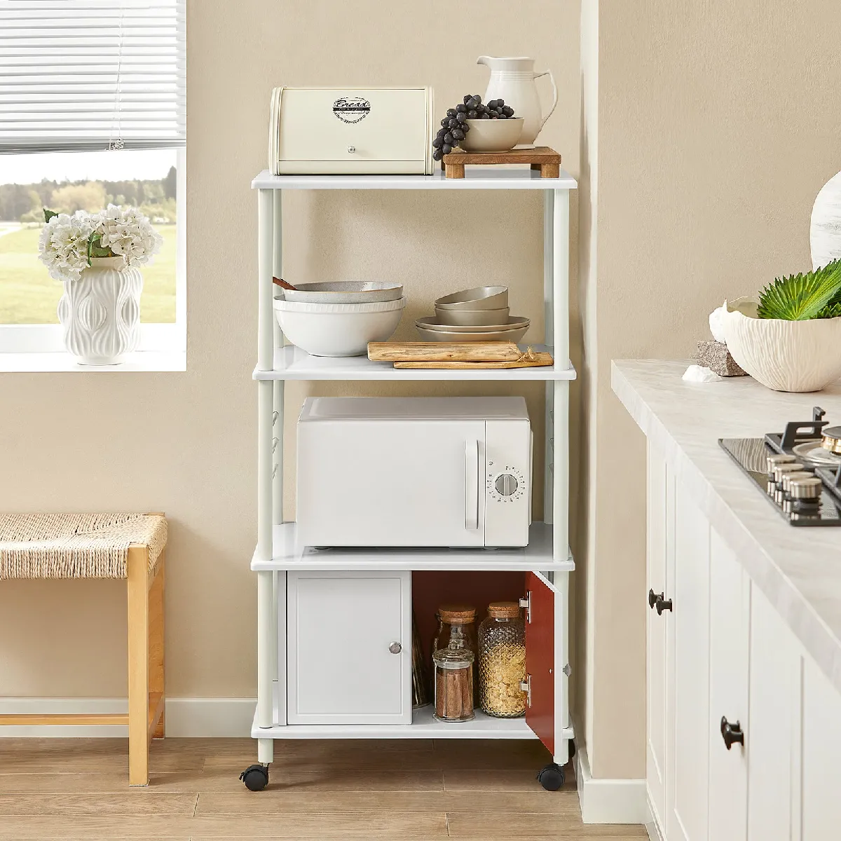 sobuy - Meuble de Rangement Cuisine Roulant