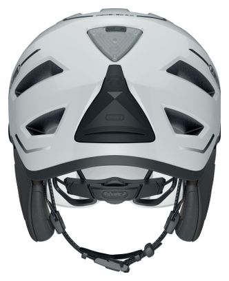 Casque Abus Pedelec 2.0 ACE pearl Blanc avec Visière