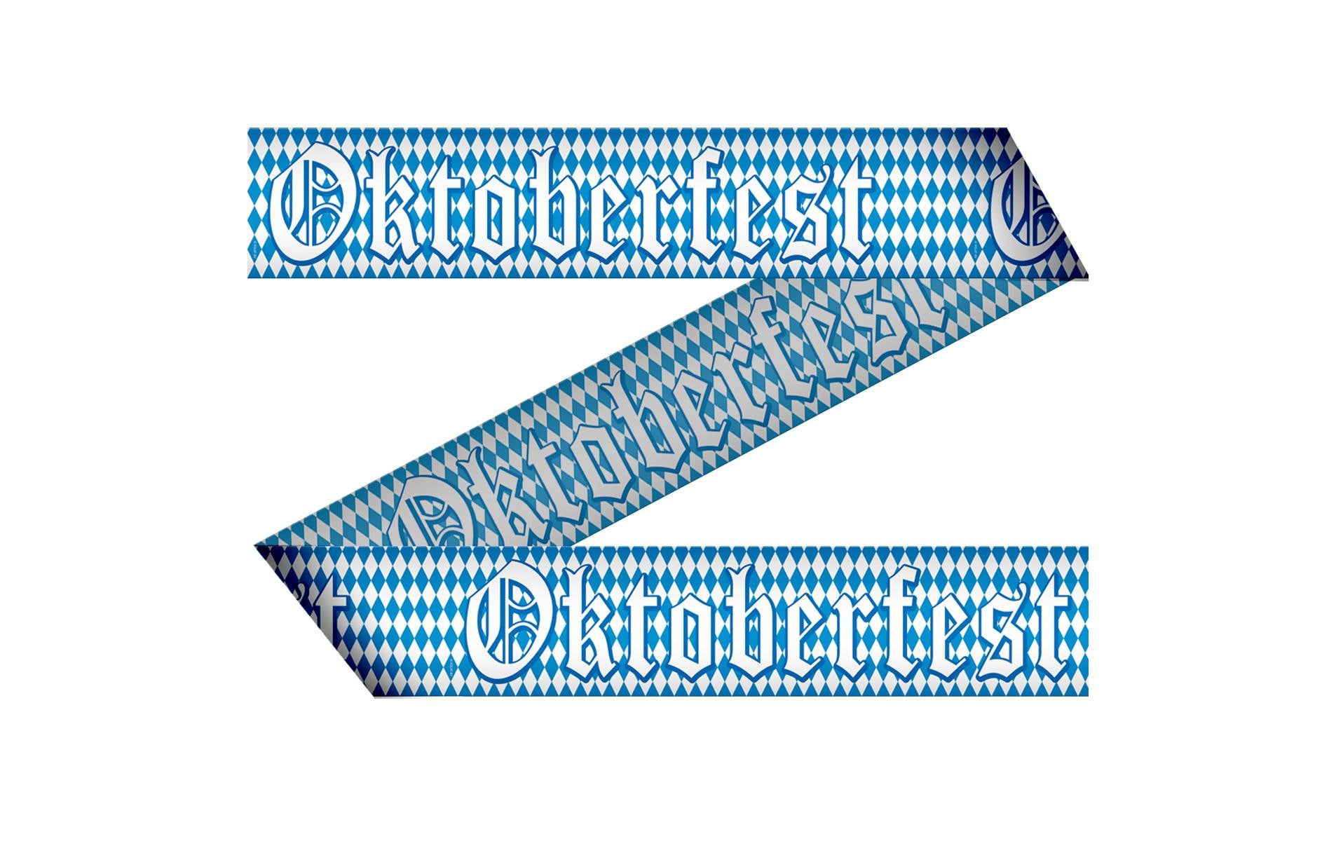 Partyaccessoire Absperrband 15 m, BlauMarkierungsband für das Oktoberfest