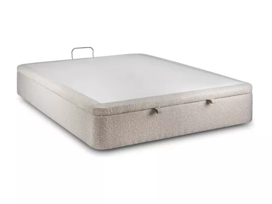 Sommier Coffre Bouclette Beige 140x200 H39cm
