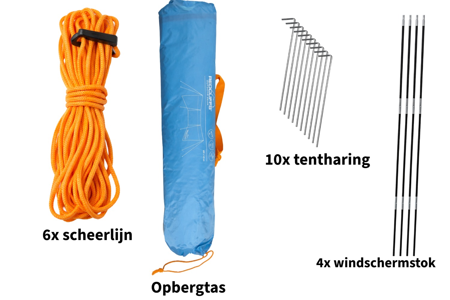 HEM 400 x 140 cm windscherm - Blue