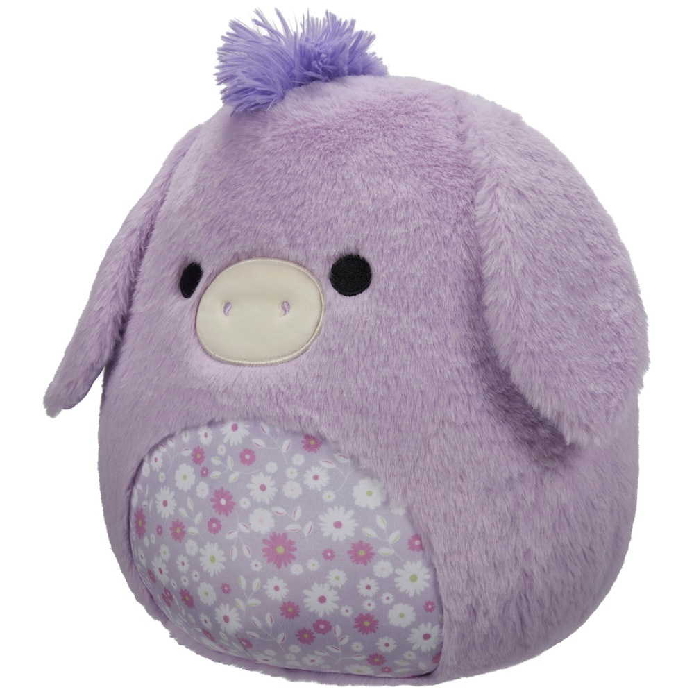 Original Squishmallows 30cm Fuzz-A-Mallows Delzi der lila Esel Plüschtier