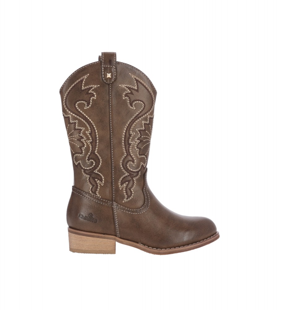 Botas infantis Chika10 Lisy tamanho 15 marrom