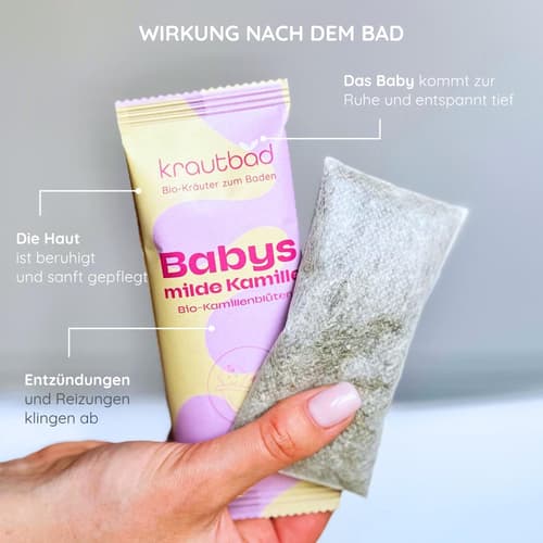 Krautbad Bio Babys milde Kamille (1 Beutel)