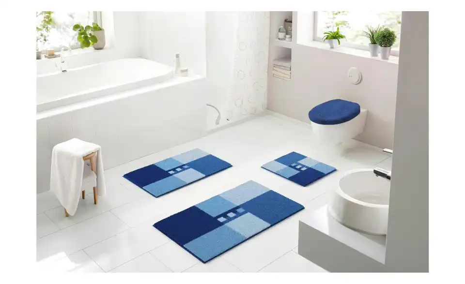 Grund Badematte Blau 40x50 cm