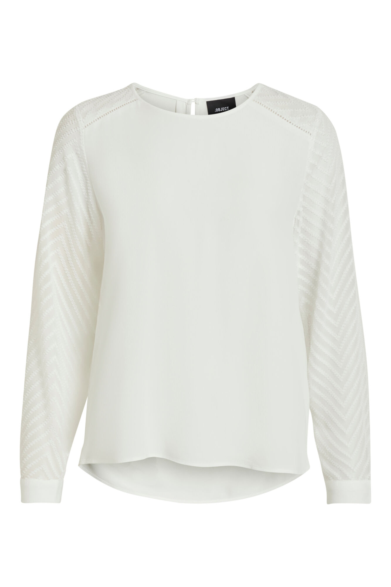 Blusa com mangas fantasia - Branca