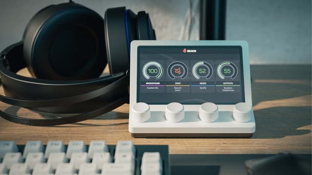Beacn Mix audio kontroller (hvid)