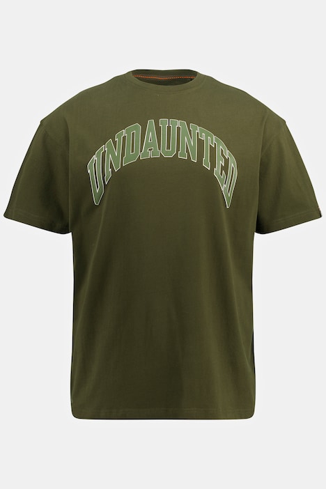 STHUGE T-Shirt, Halbarm, oversized, College-Print, bis 8 XL