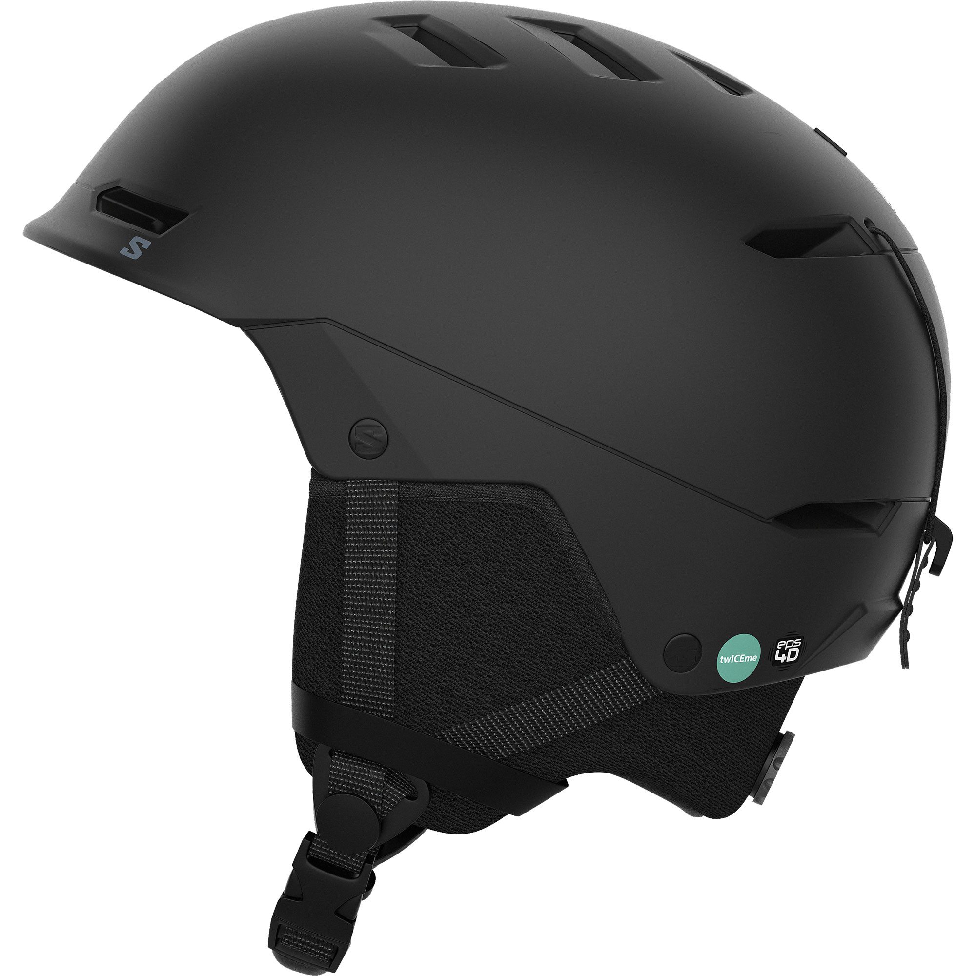 Salomon Husk JR Skihelm Kinder schwarz