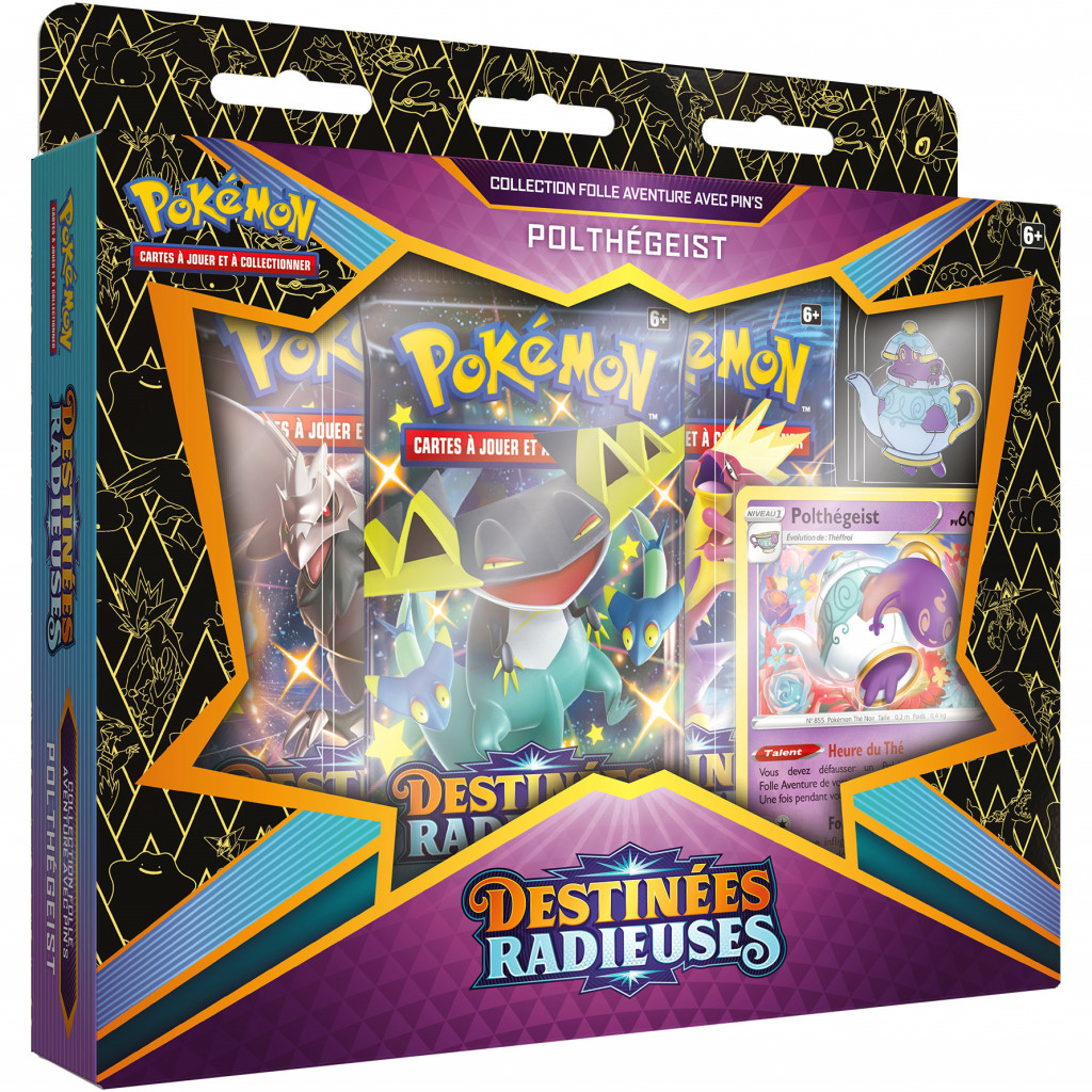 Pokemon - EB4.5 Destinées Radieuses - Coffret Pin's Polthégeist