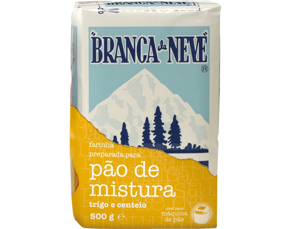 FARINHA BRANCA DE NEVE PREPARADO PARA PÃO MISTURA 500G