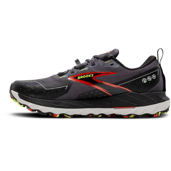 Chaussure trail BROOKS CASCADIA 18 GORE-TEX BLACKENED PEARL/BLACK/TOMATO