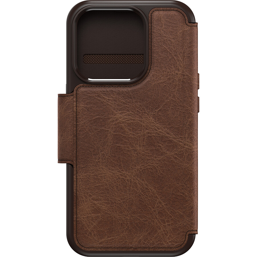 Otterbox Coque Strada Series Folio MagSafe Marron - iPhone 15 Pro