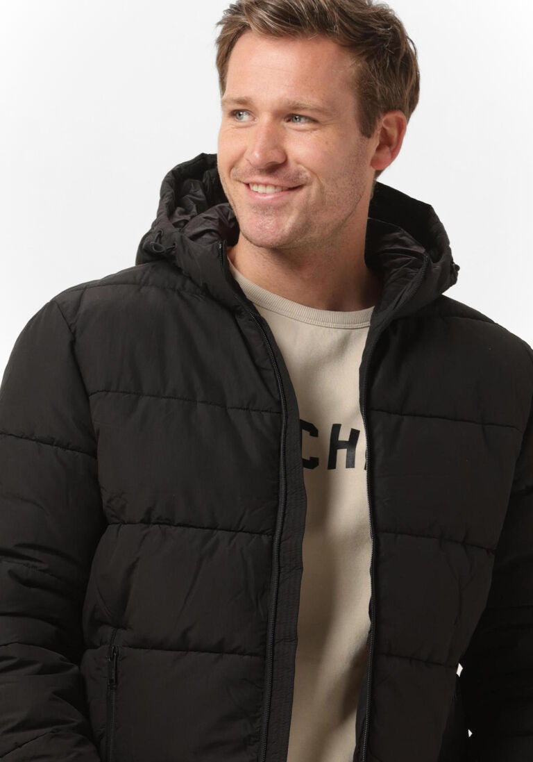 SELECTED HOMME zwarte selected homme gewatteerde jas harry puffer jkt w