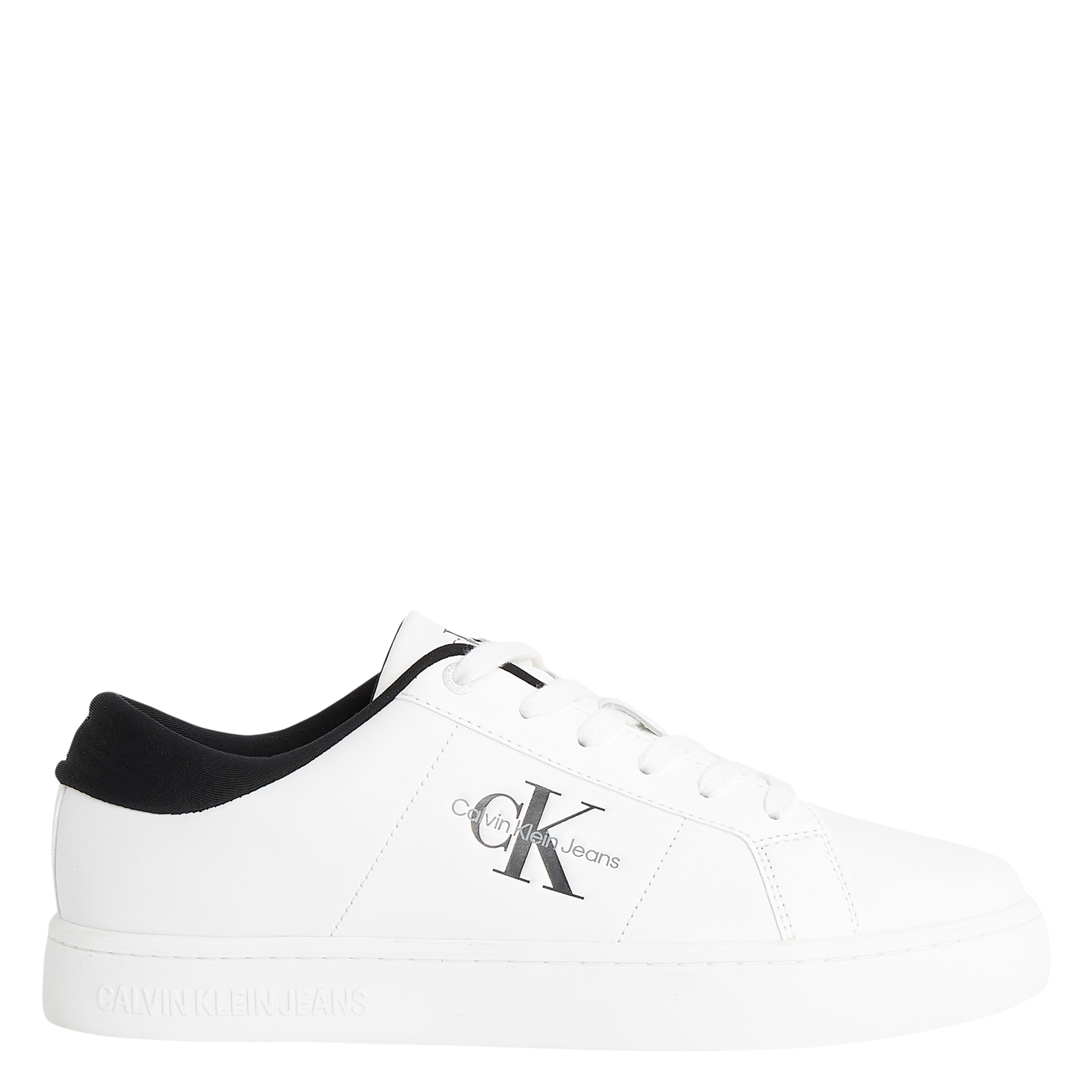 Baskets basses en cuir| Blanc