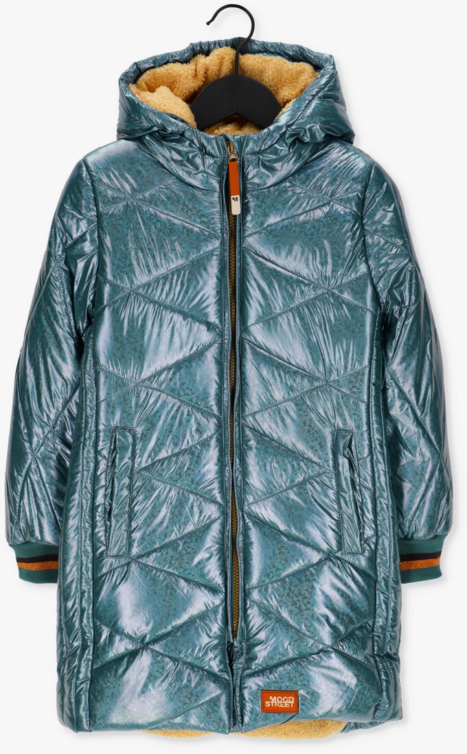 MOODSTREET lichtblauwe moodstreet gewatteerde jas m207-5215