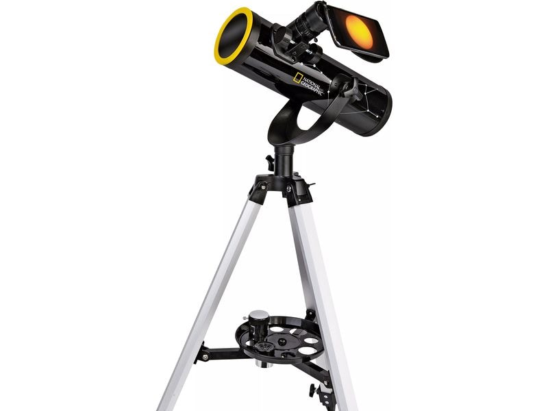 National Geographic Teleskop mit Sonnenfilter 76/350 Kompaktes Einsteiger-Teleskop