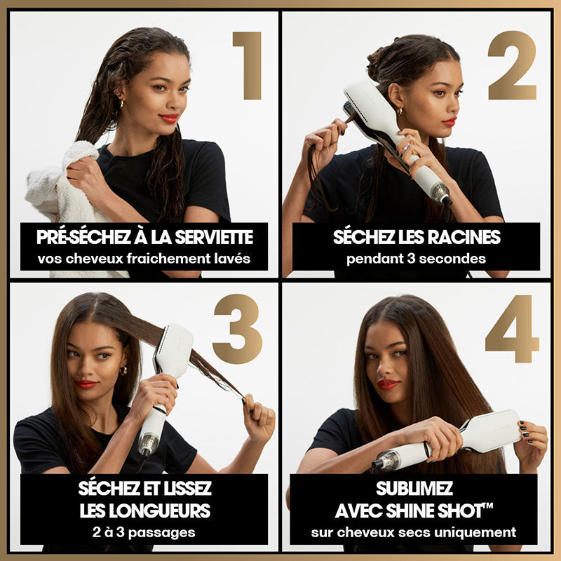 Lisseur séchant Duet Style blanc