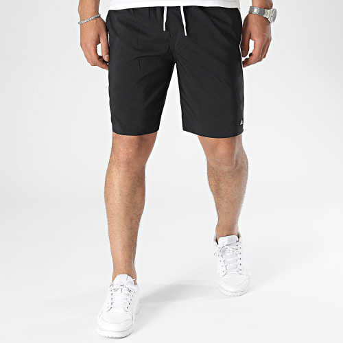 Short Jogging A Bandes HT4358 Noir