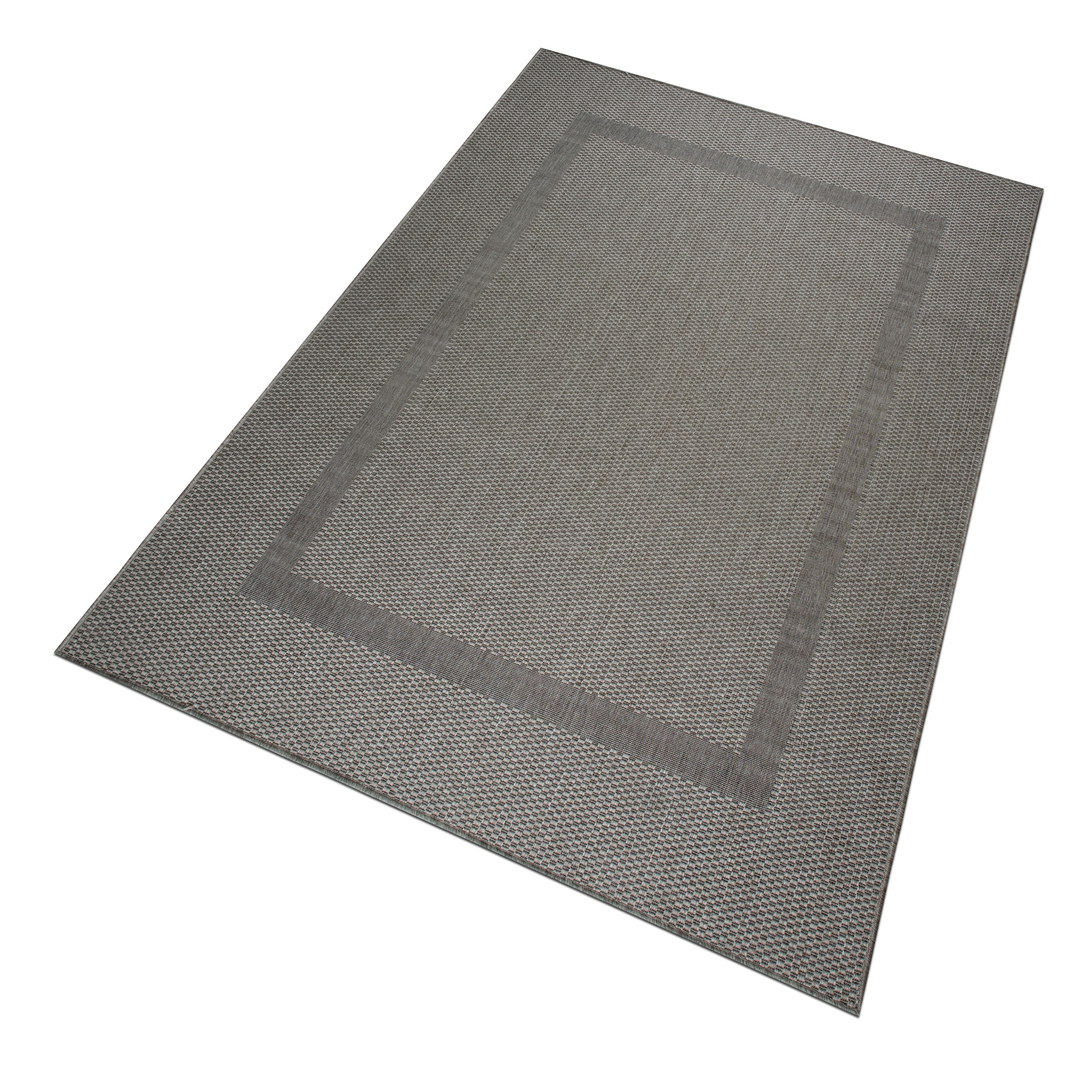my home Teppich »Venedig Bordüre auch als Läufer erhältlich« rechteckig 3 mm Höhe In- und Outdoor geeignet, Sisal-Optik, Wetterfest & UV-beständig