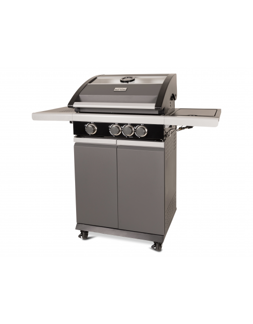 Patton Patio Pro Chef - Multi Grill 3+ Gasbarbecue - Barbecue - 54x123x113 cm 33 kg Grijs Zwart Geschikt Voor 6-8 Personen