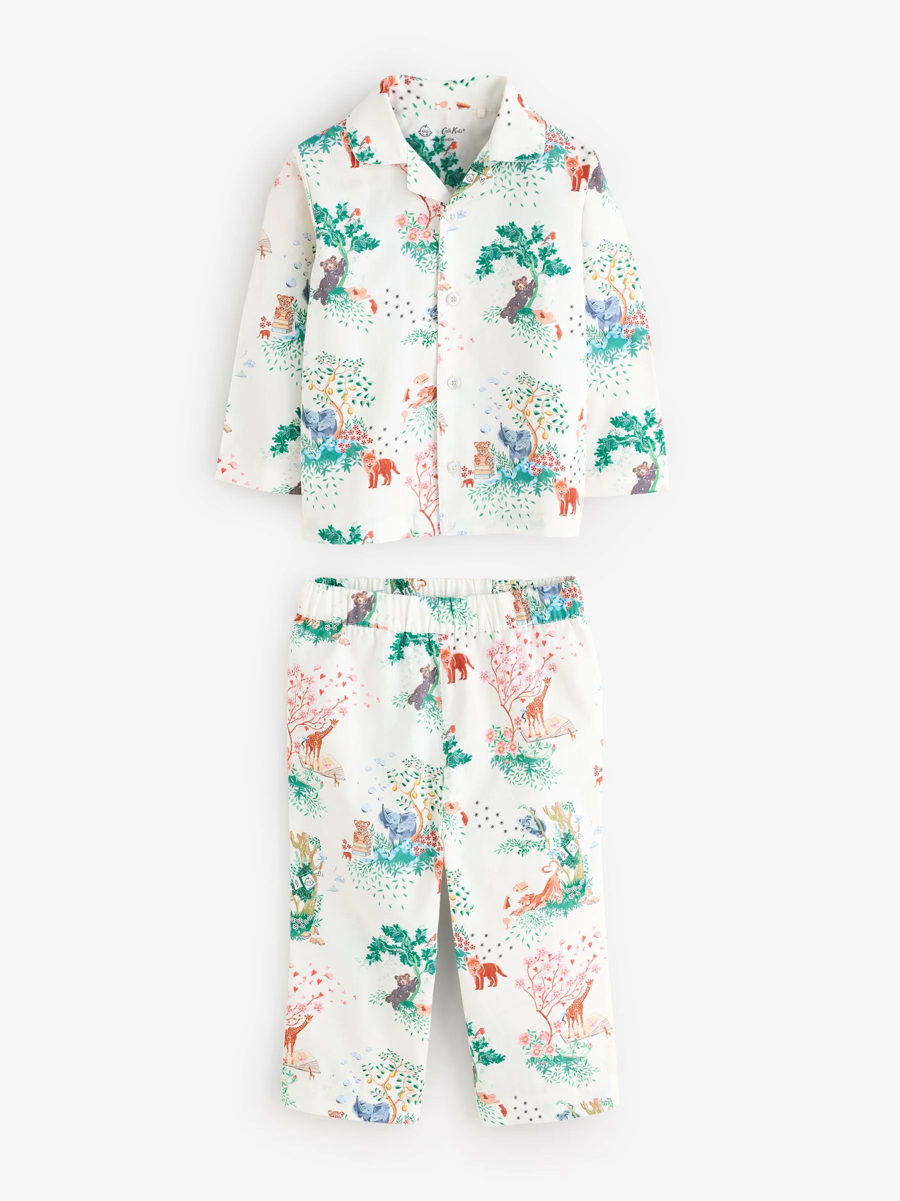 Crème - Cath Kidston Great Ormond Street Button Through Pyjamas