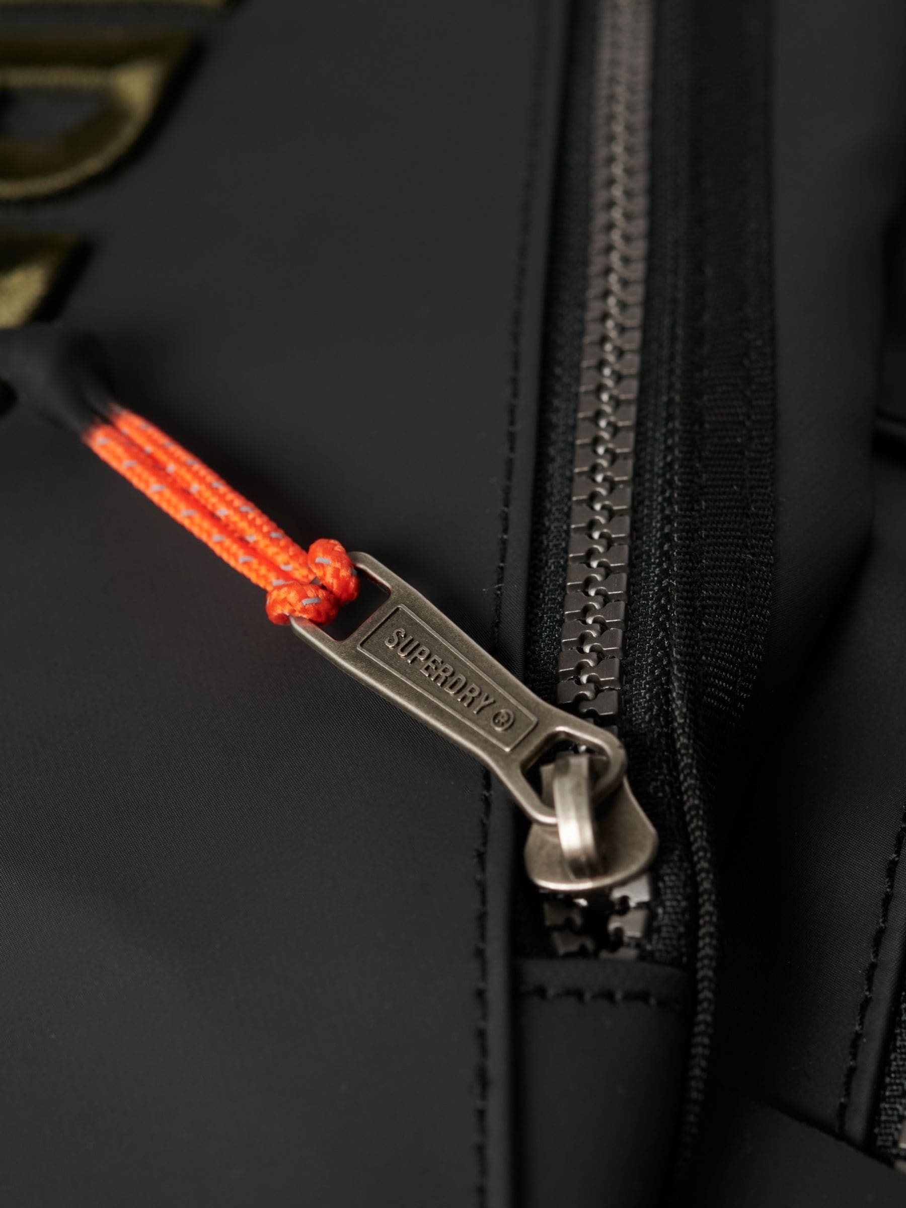 Zwart - Superdry Tarp geborduurde rugzak
