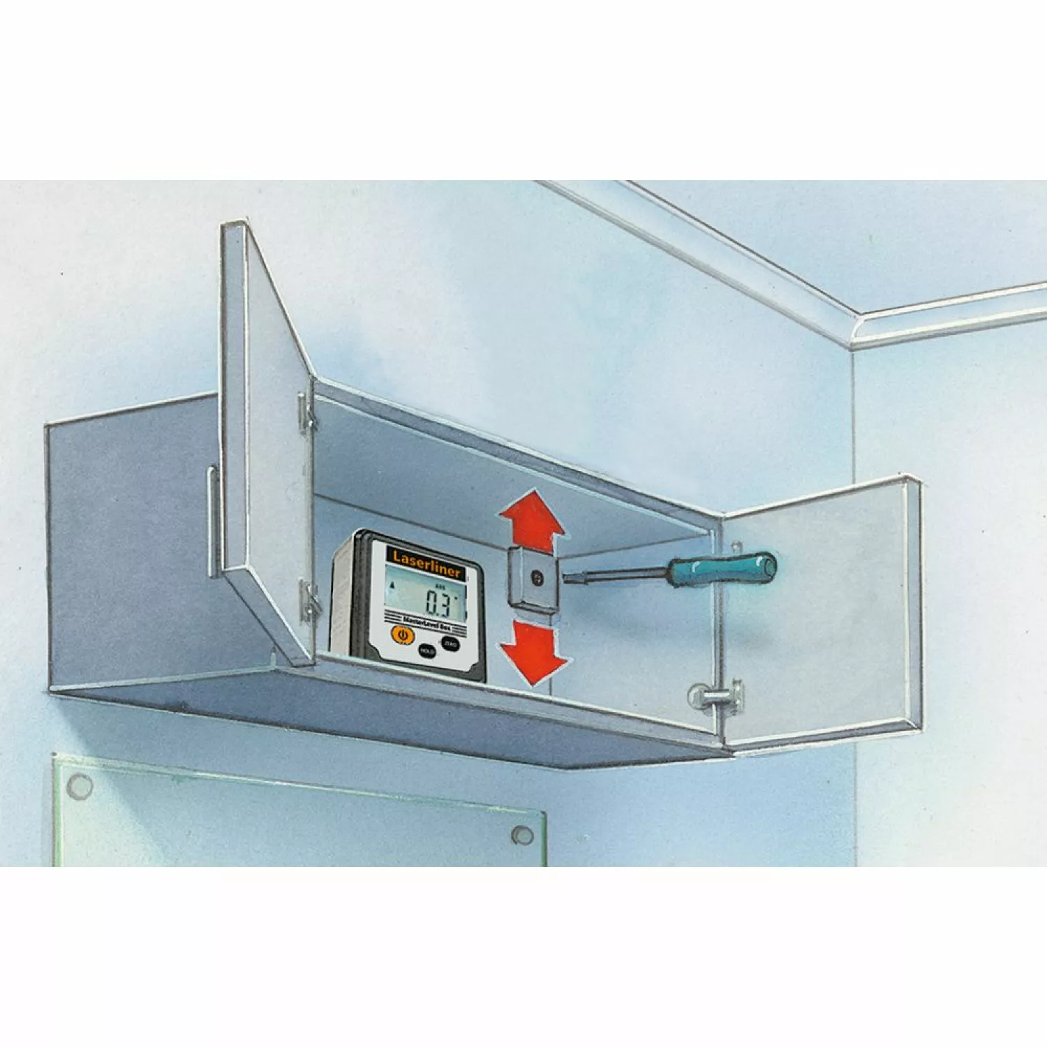 Laserliner MasterLevel Box Elektronische waterpas - magnetisch