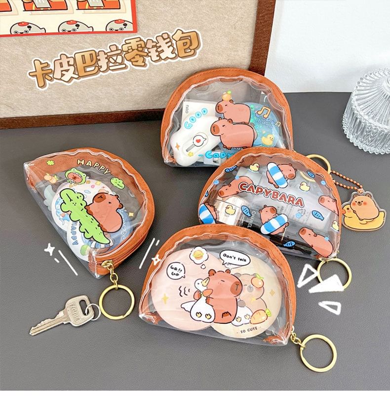 Eranso - Capybara Print PVC Portemonnee (Diverse Ontwerpen)
