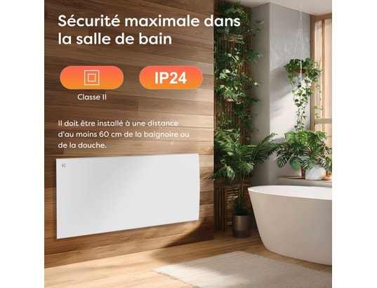 CIARRA - Radiateur inertie Radiateur électrique à inertie céramique 2000w cdht20e