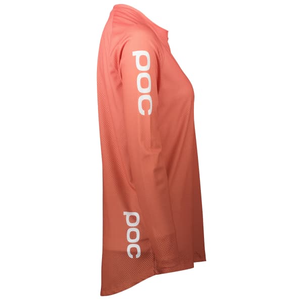 Maillot VTT POC W'S ESSENTIAL MTB LITE LS JERSEY GRADIENT AMMOLITE CORAL