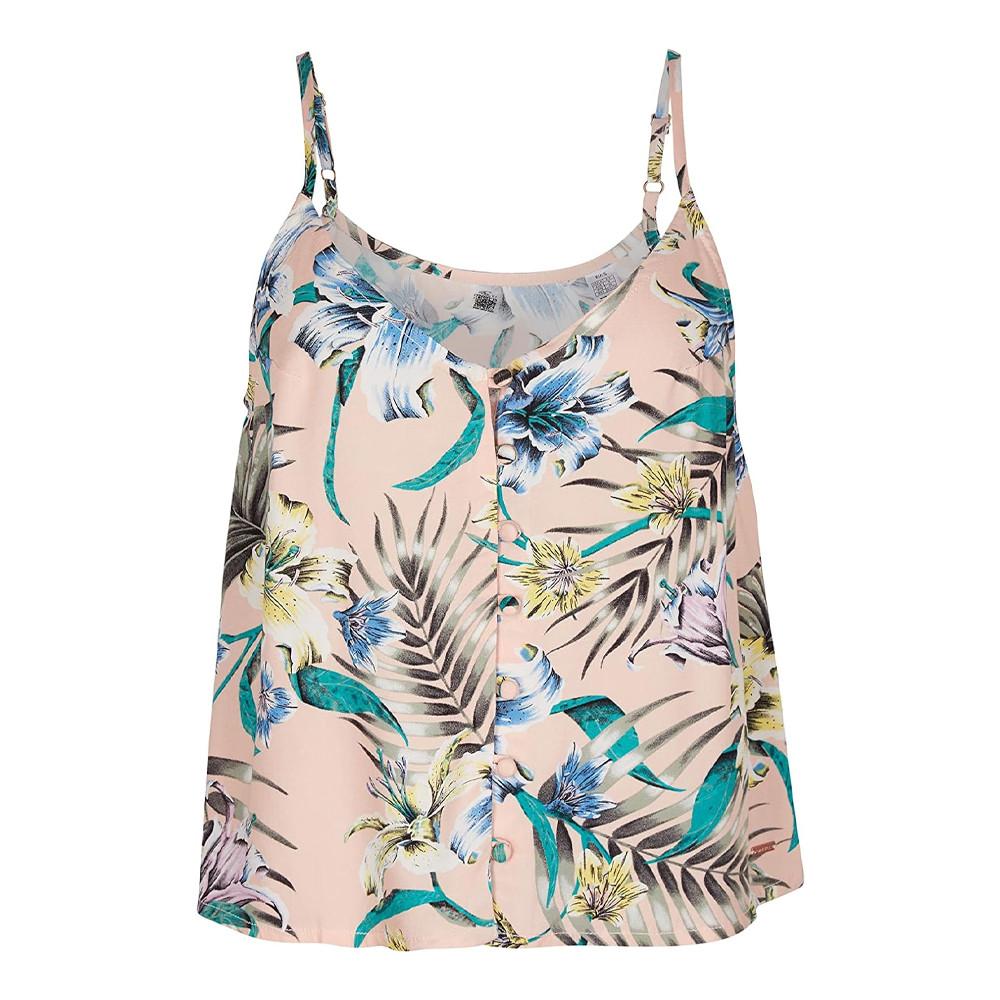 O'Neill Débardeur Rose à Motifs Femme O'Neill Woven Button