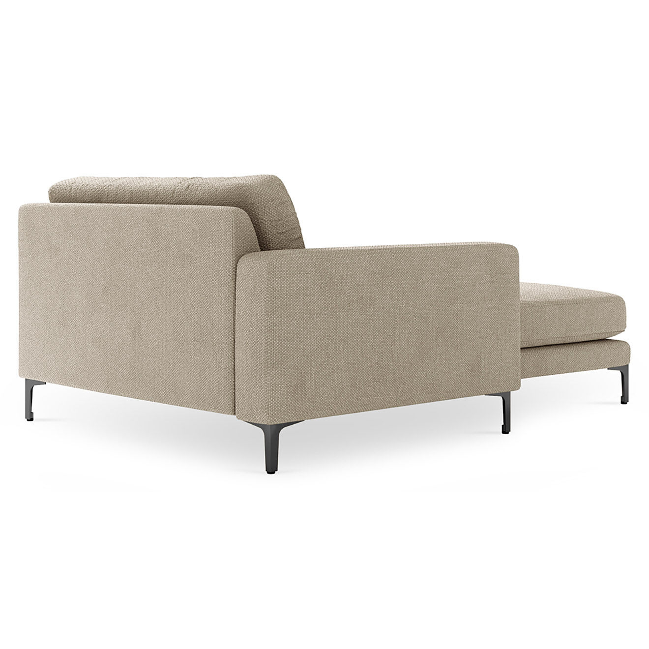 Mazzini Sofas Chaise Longue Gauche Venus beige - 160x104x90 cm