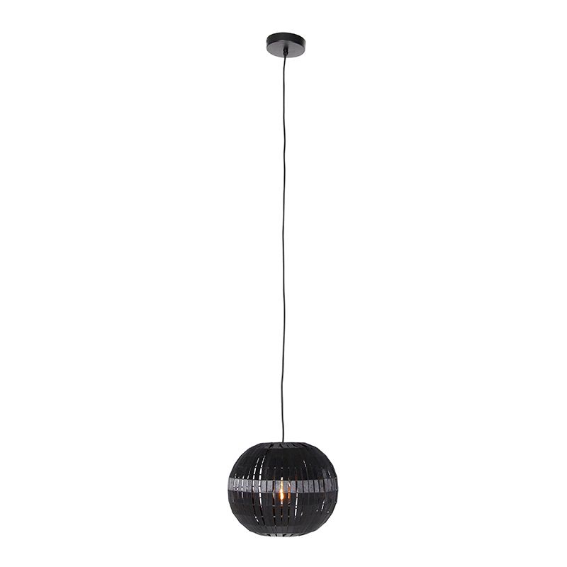 Moderne hanglamp zwart 30 cm - Zoë