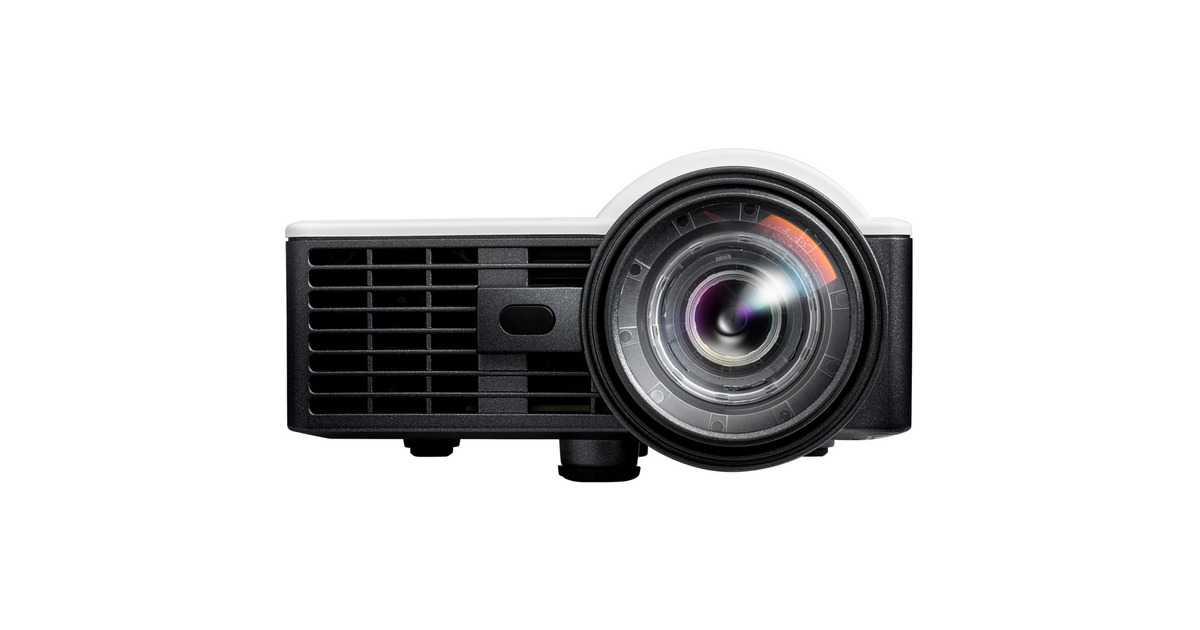 OptomaML1050STi Ultra compacte korte afstand DLP-projector  (Wit/zwart, 1000 HK, 535 ANSI Lumen)