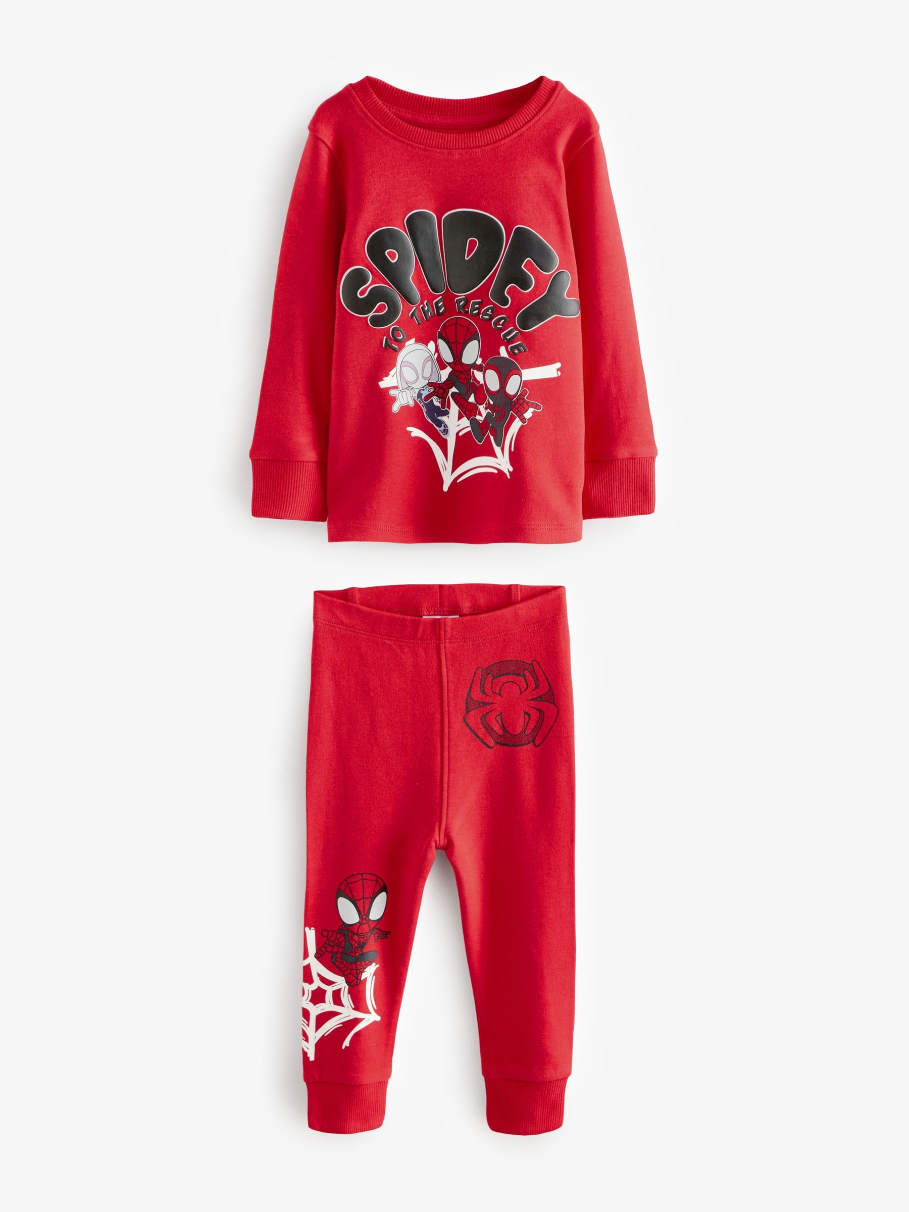 Spidey and Friends, rood/ecru crème - Verpakking van 2 knusse pyjama's (12mnd-8jr)