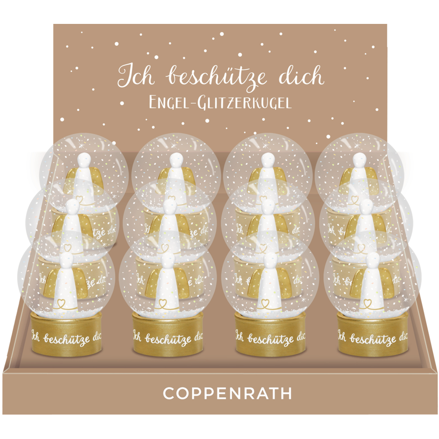 COPPENRATH Glitzerkugel Schutzengel - Ich beschütze dich