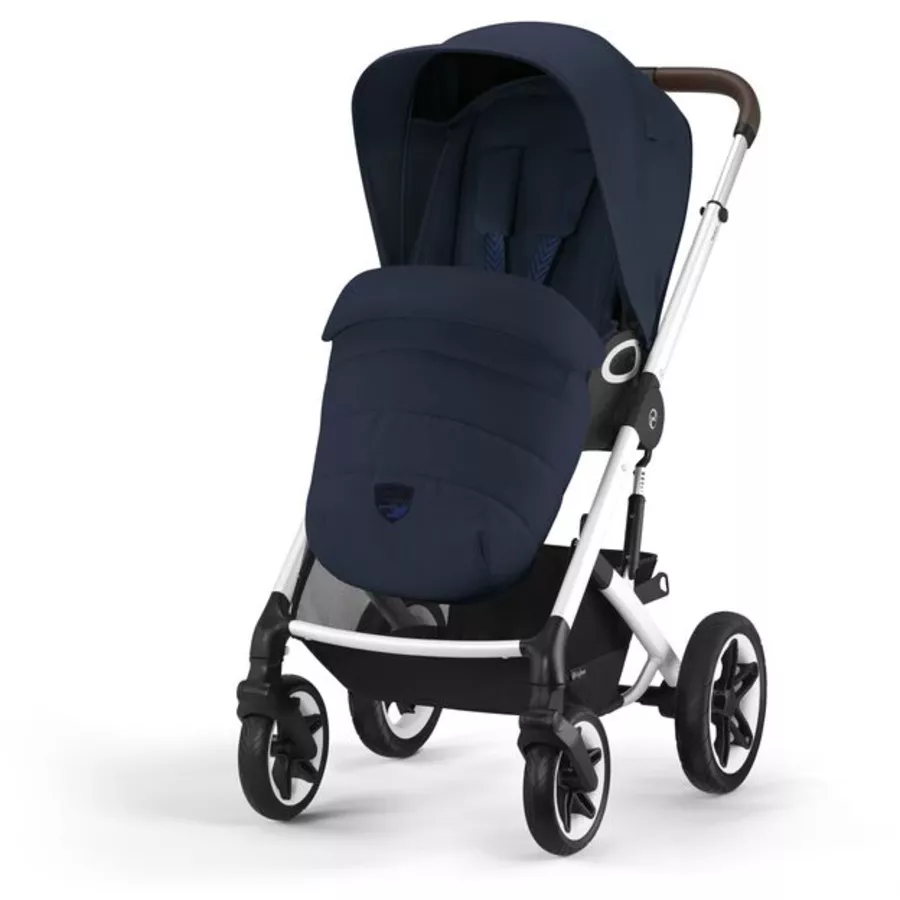 cybex GOLD Kinderwagen Talos S Lux Silver Ocean Blue