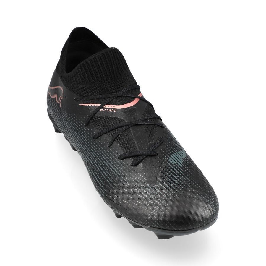 PUMA Future 7 Pro FG/AG Eclipse - Noir/Blanc Enfant