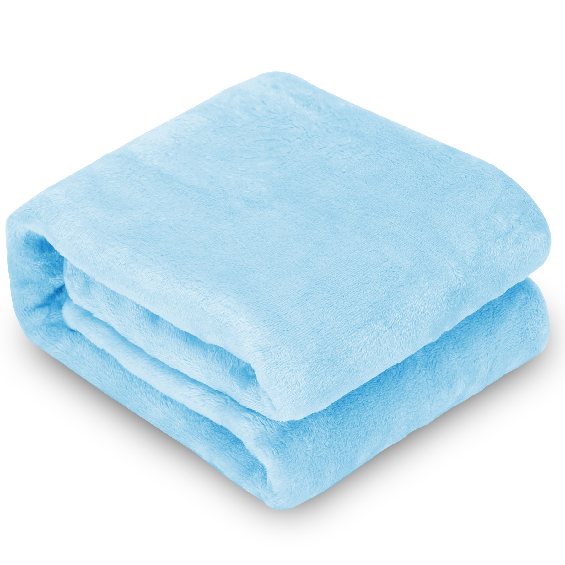 Manta de pelúcia macia azul Nobleza para cães e gatos