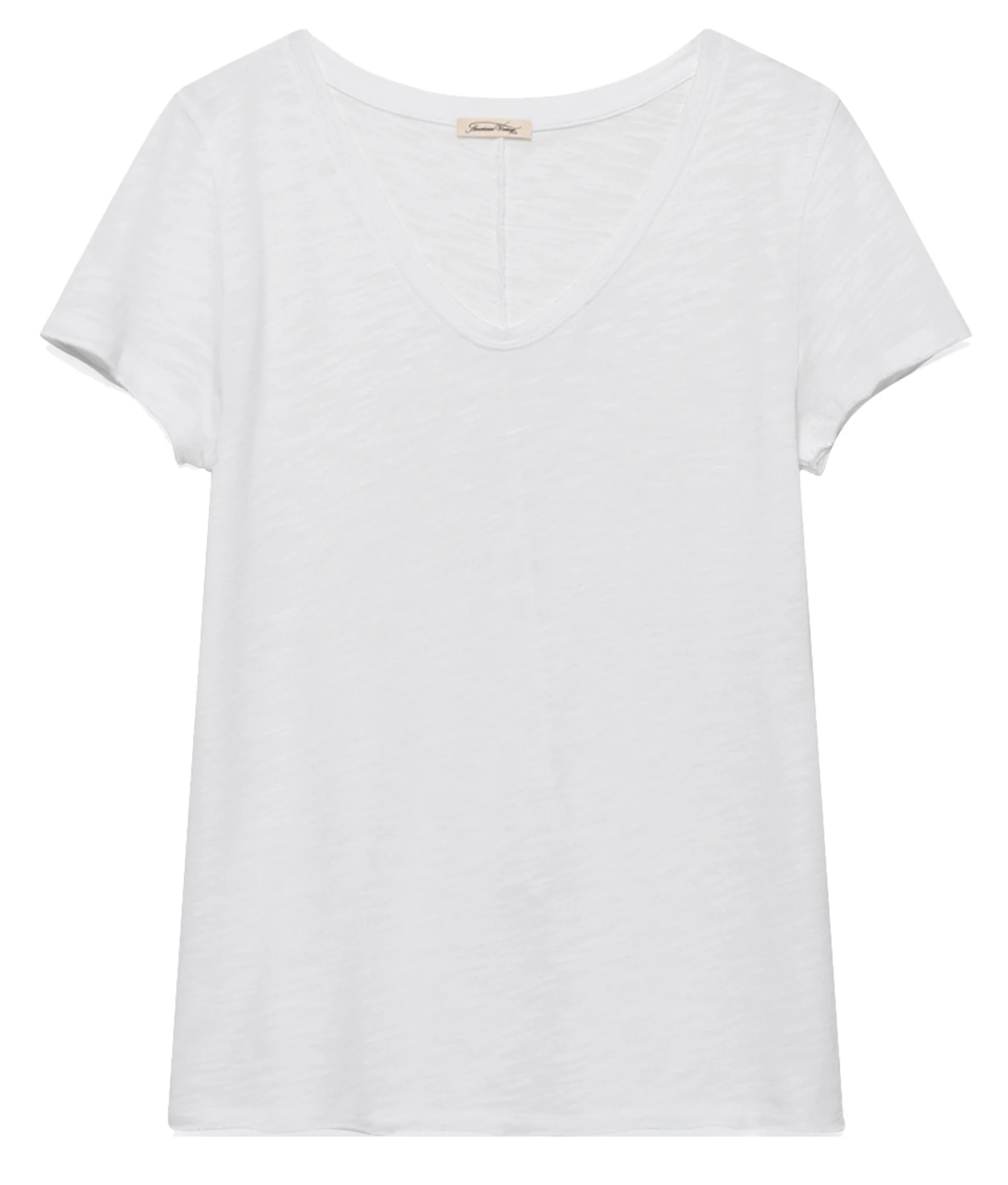 SONOMA - Tee-shirt col V en coton | Blanc
