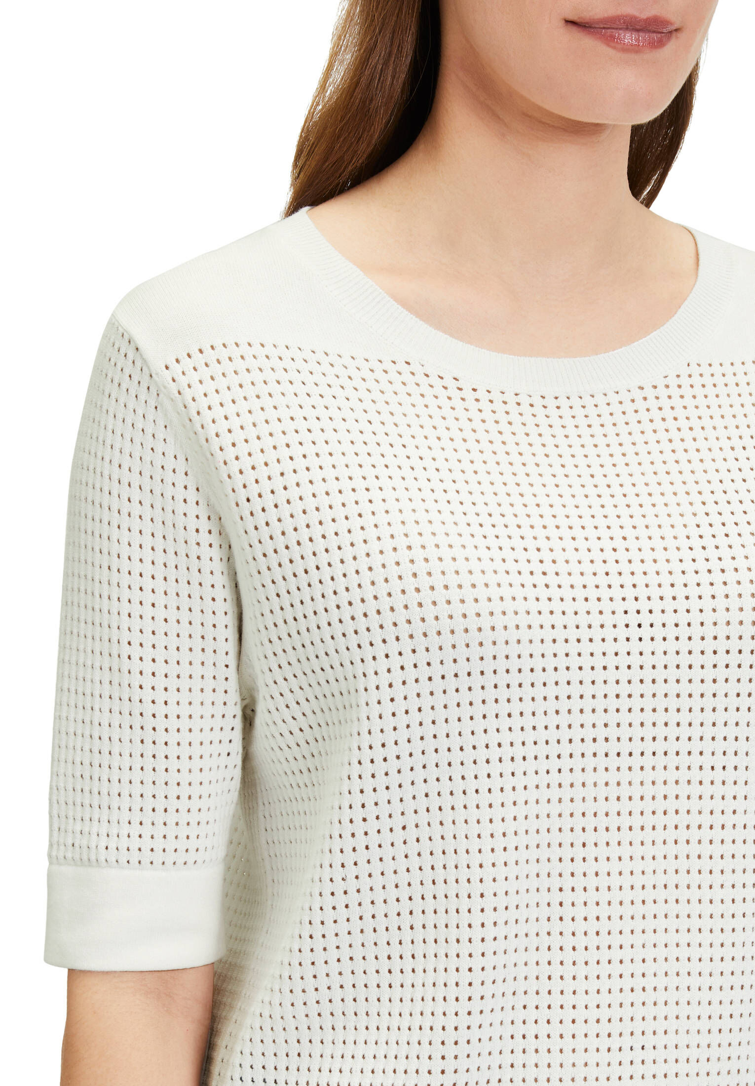 Cartoon| Damen Strickpullover mit Rundhalsausschnitt