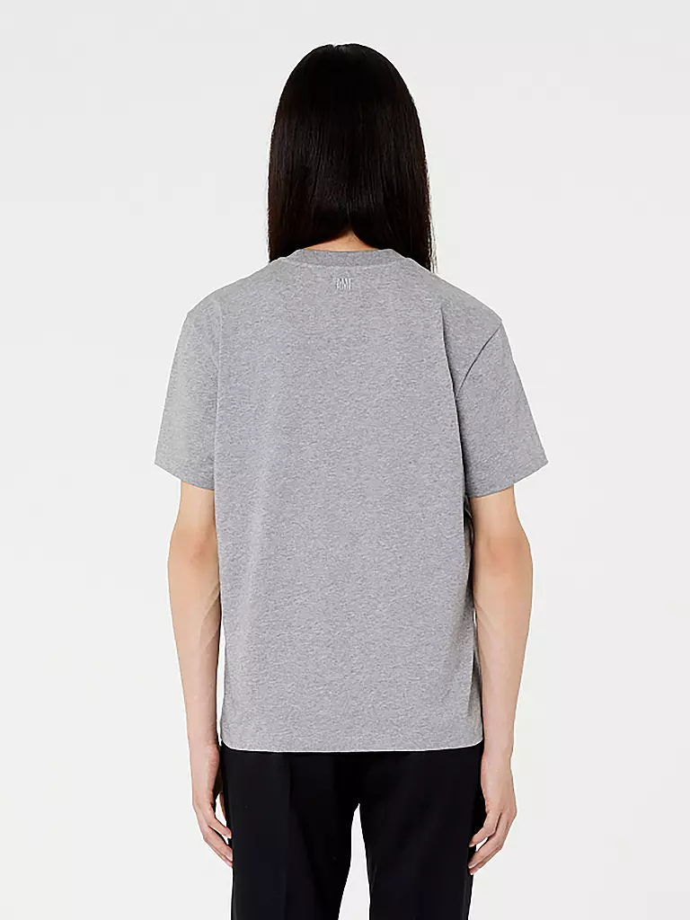 AMI PARIS T-Shirt AMI DE COEUR grau