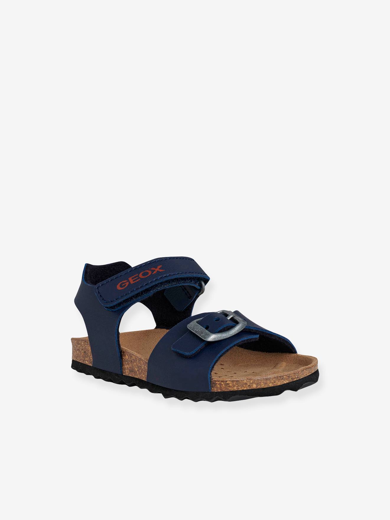 Sandálias infantis BS. Chalki BA GEOX®, azul escuro liso