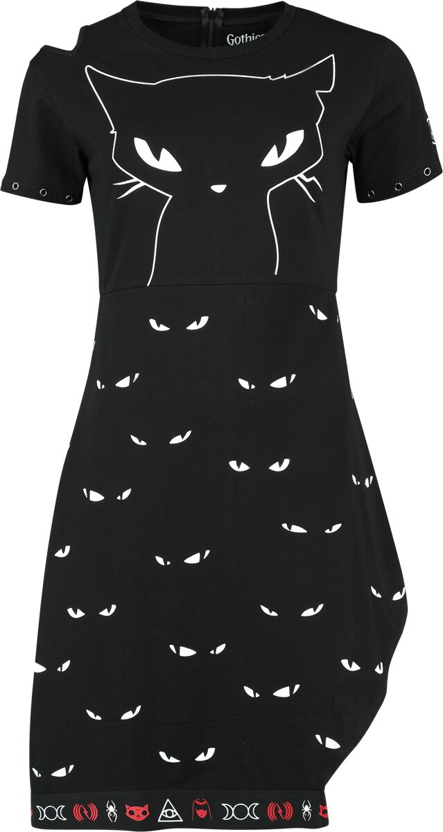 Gothicana X Emily The Strange Dress | Gothicana by EMP Robe courte