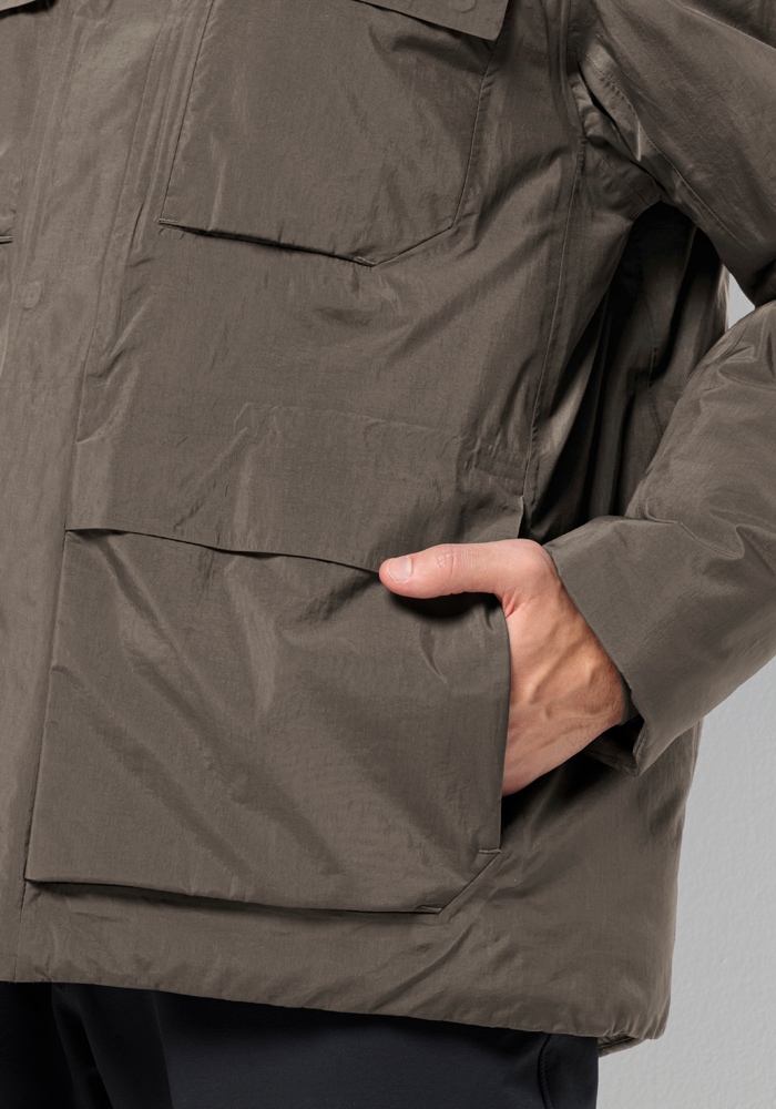 Jack Wolfskin Winterjacke »TEXTOR UTILITY JKT M« mit Kapuze