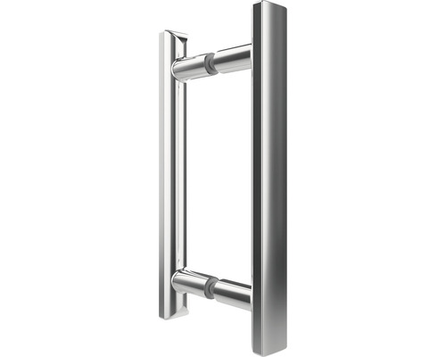Douchedeur in nis met draaideur SCHULTE TouraPlus ExpressPlus 80 cm profiel chroom helder glas vuilafstotende glascoating deurscharnier links