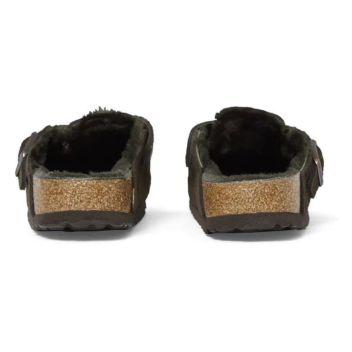 BIRKENSTOCK Sabots Boston Shearling - Collection Adulte | Marron